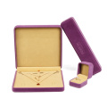 Wholesale custom logo velvet jewelry box luxury gift jewellery box for jewellry necklace ring bracelet set